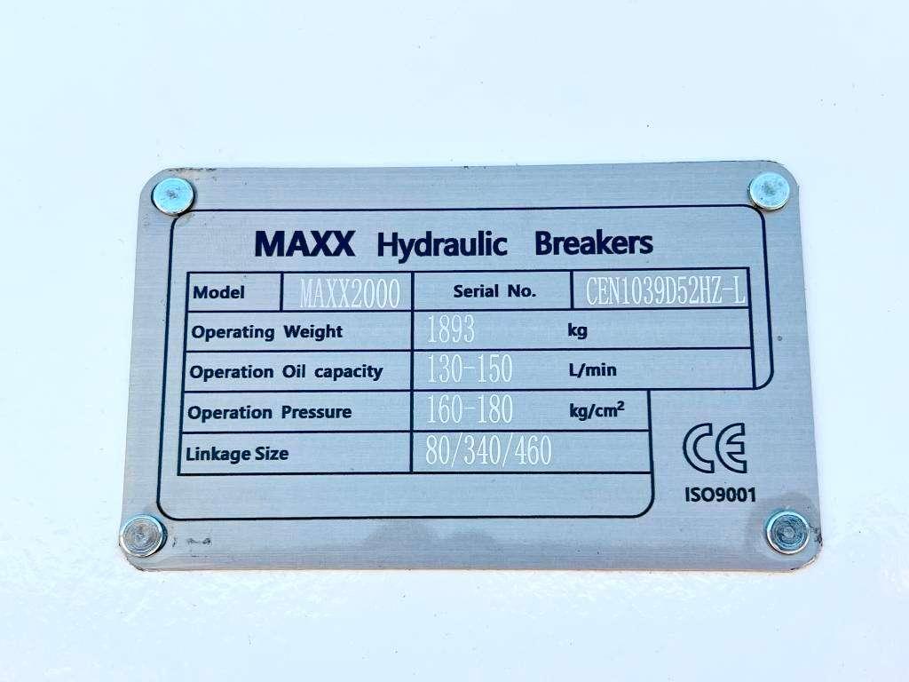 Maxx 2000 hammer / 18-26 ton /hydraulic breaker / Hydraulic hammer Photo 9