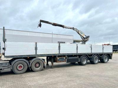 Pacton T3-003 Brick Trailer - Kennis 16000-R Crane sold by Boss Machinery