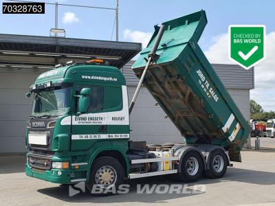 Scania R730 6X4 11m3 tipper Retarder Automatic Euro 5 sold by BAS World B.V.
