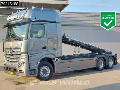 Mercedes-Benz Actros L 2848 6X2 HTS 30 tons cable system Lift-Axle Full Air Automatic Euro 6 sold by BAS World B.V.