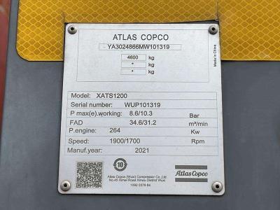 Atlas Copco XATS 1200 CUD sold by Machinery Resale