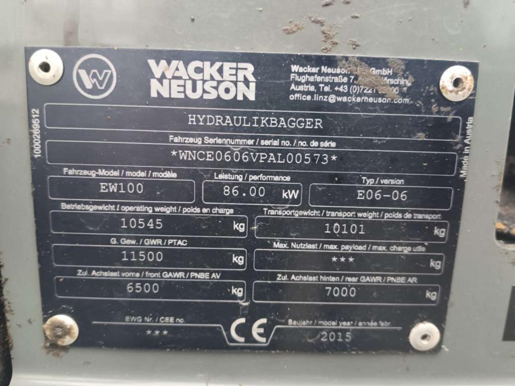 Wacker Neuson EW100-1 Photo 8