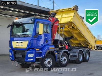 Man TGS 35.480 8X4 HMF 2243-Z2 Crane Kran Tipper Euro 6 sold by BAS World B.V.
