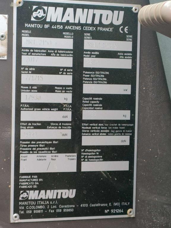 Manitou MRT 2150+ Photo 4