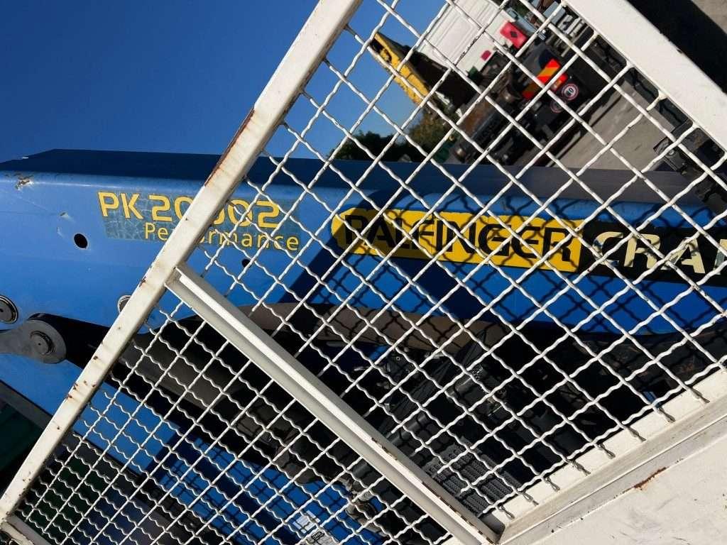 CONTAINER SCARRABILE A PIANALE CON SPONDE E GRU Photo 7