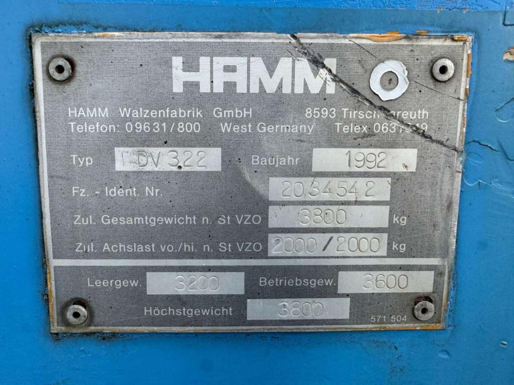 Hamm DV 3.22 Double Drum Photo 22