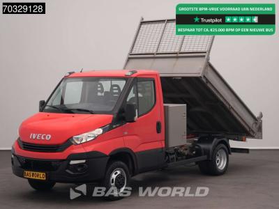 Iveco Daily 35C12 Kipper Dubbel Cabine 3,5t Trekhaak Airco Cruise Euro6 Tipper Benne Kieper Airco Trekhaa sold by BAS World B.V.