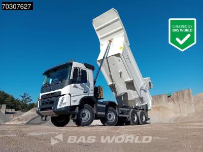 Volvo FMX 500 FMX 8X4 22m3 Mining tipper 52tons GVW Steel suspension Big-Axle VEB+ Euro 6 sold by BAS World B.V.