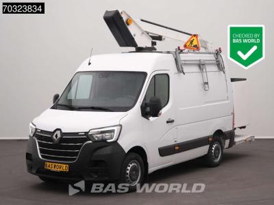 Renault Master 145PK Hoogwerker 11,3m Werkhoogte L2H2 LED Trekhaak Airco Cruise Camera Euro6 Hubarbeitsbühn sold by BAS World B.V.