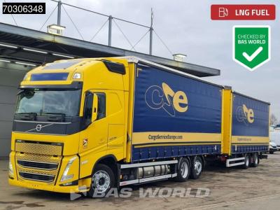 Volvo FH 460 6X2 LNG Engine Curtainside Combi Sliding roof I-Park Cool VEB+ sold by BAS World B.V.
