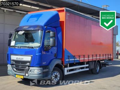 Daf LF 210 LF 4X2 14tons NL-Truck Curtainsides 1500kg Ladebordwand Automatic Euro 6 sold by BAS World B.V.