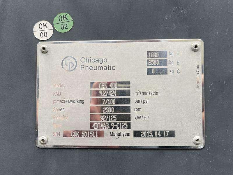 Chicago Pneumatic CPS 400 Photo 2