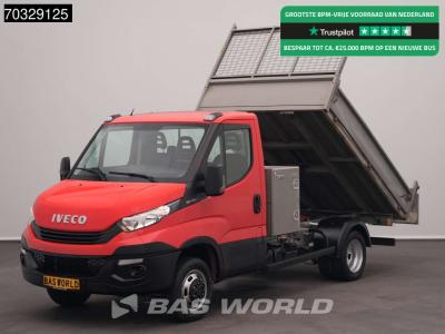 Iveco Daily 35C12 Kipper met Kist Dubbellucht 3,5t Trekhaak Airco Cruise Euro6 Tipper Benne Kieper Airco sold by BAS World B.V.