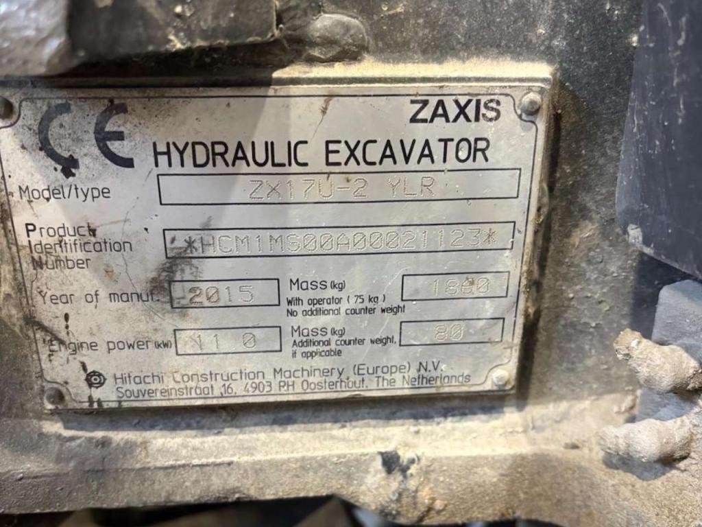 Hitachi ZX17U-2 YLR Photo 3