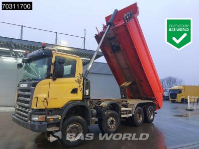 Scania G420 G 8X6 8x6 18m3 KH Kipper Steel suspension Big-Axle Euro 4 sold by BAS World B.V.