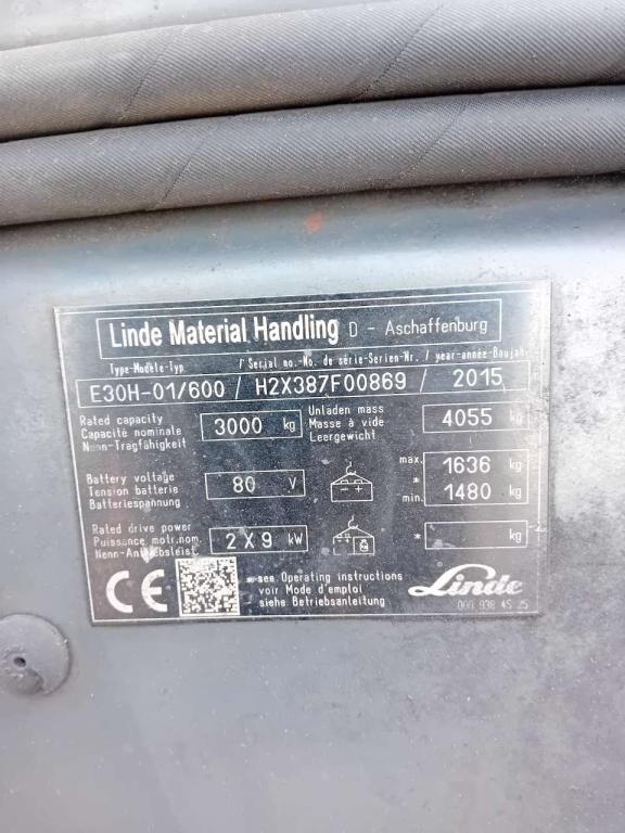 Linde E30H-01/600 Photo 6
