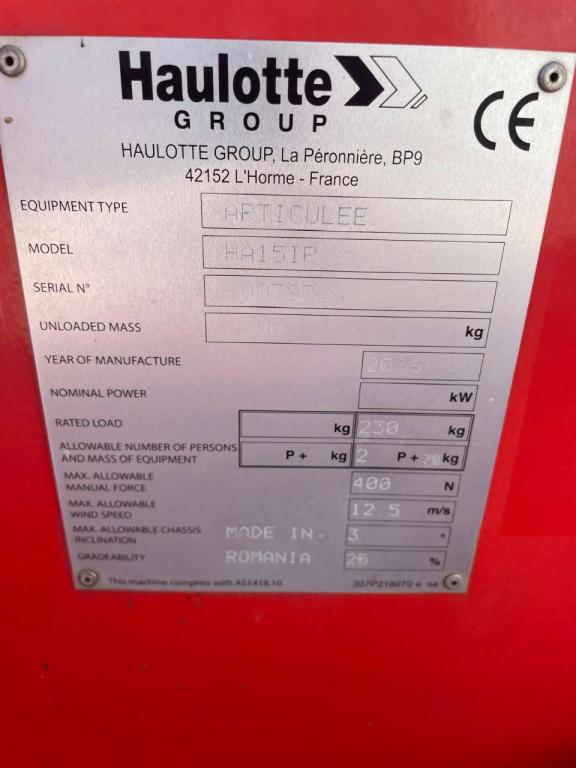 Haulotte HA15IP Photo 17