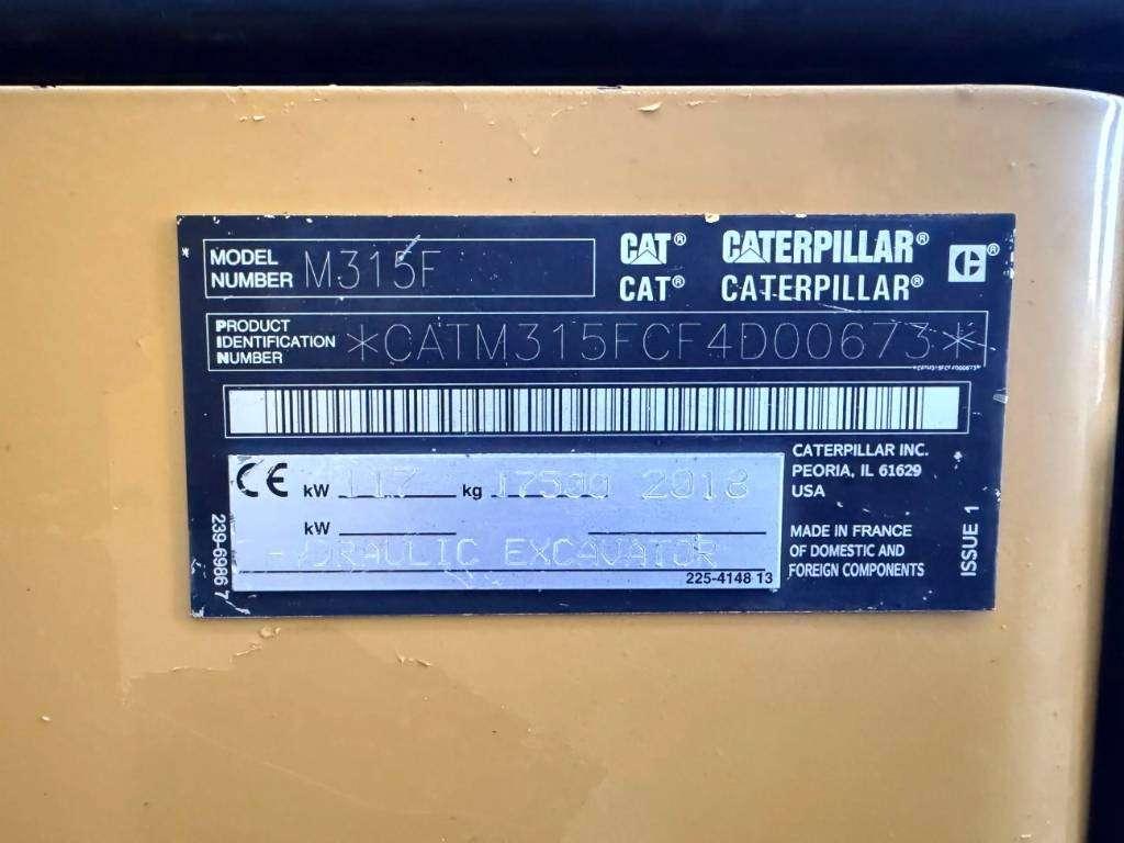 Caterpillar M315F Photo 9