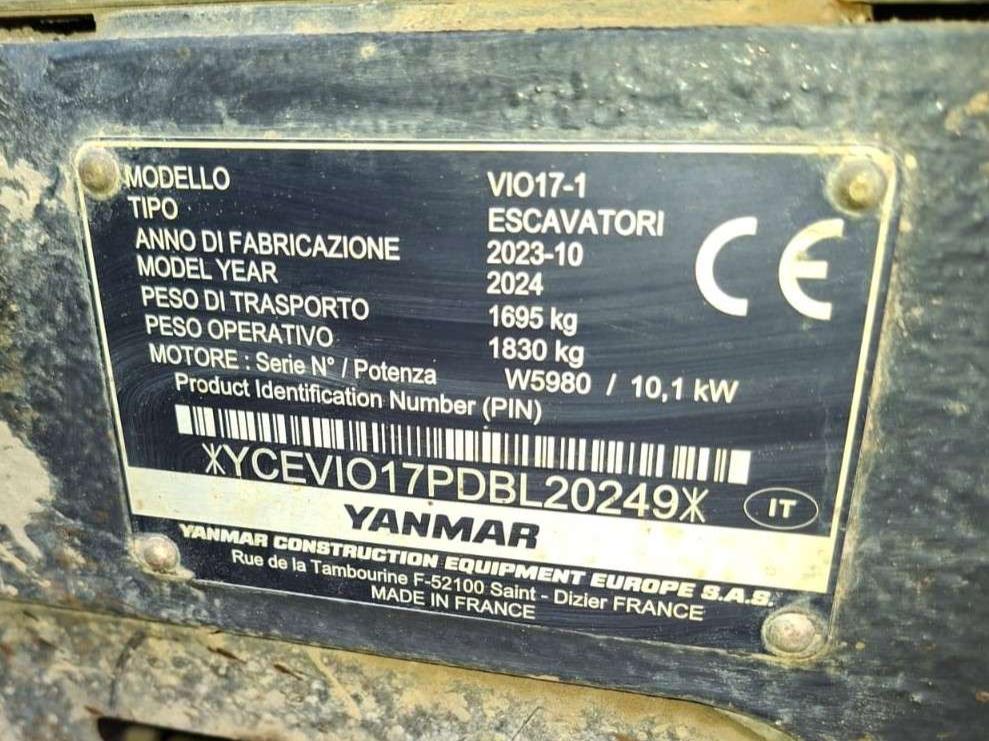 Yanmar VIO17-1 Photo 3
