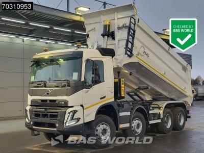 Volvo FMX 460 8X4 NEW! 13L Engine 19m3 Wielton Kipper Steelsuspension Big-Axle Automatic Euro 6 sold by BAS World B.V.