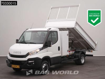 Iveco Daily 35C14 Kipper met Kist Dubbellucht 3,5t Trekhaak Airco Cruise Euro6 Tipper Benne Kieper A/C To sold by BAS World B.V.