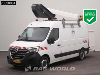 Renault Master 145PK Hoogwerker Werkhoogte 11,2m L2H2 Trekhaak Airco Cruise Camera Parkeersensoren Werkplaa sold by BAS World B.V.