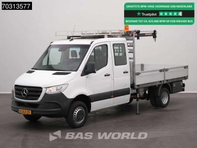 Mercedes-Benz Sprinter 514 CDI Automaat Kraanwagen 995kg HIAB T-CLX 018 B-2 Dubbel Cabine Trekhaak Airco Imperiaa sold by BAS World B.V.