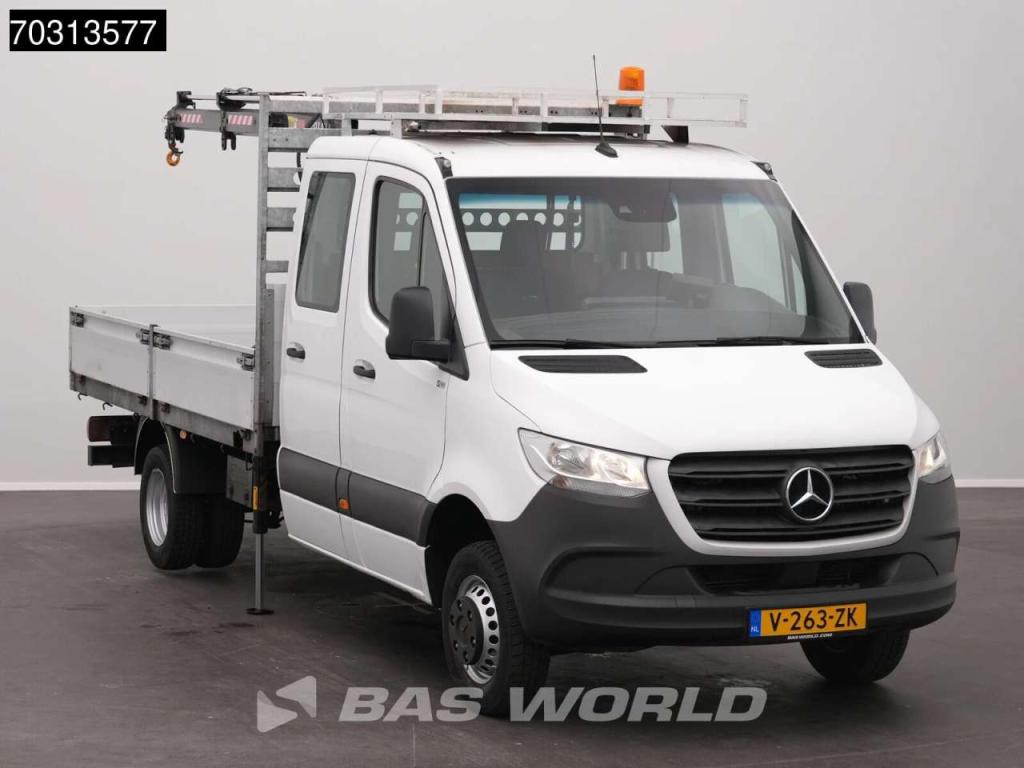 Mercedes-Benz Sprinter 514 CDI Automaat Kraanwagen 995kg HIAB T-CLX 018 B-2 Dubbel Cabine Trekhaak Airco Imperiaa Photo 6