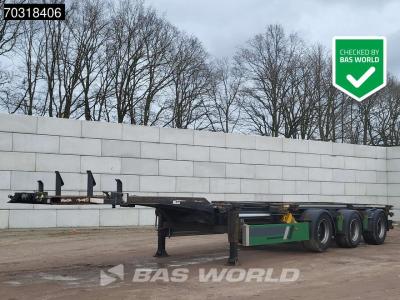 Renders Container chassis semi-trailer sold by BAS World B.V.