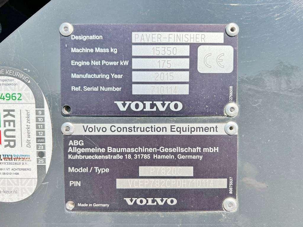 Volvo P7820C - 6 Meter Paving Width / Topcon GPS Photo 23