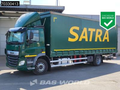 Daf CF 290 4X2 19tonner curtainsider 1500kg Ladebordwand Automatic ACC Euro 6 sold by BAS World B.V.