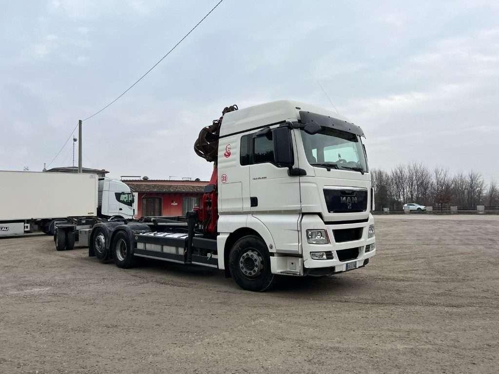 Man TGX 26.480 SCARRABILE CON GRU Photo 9