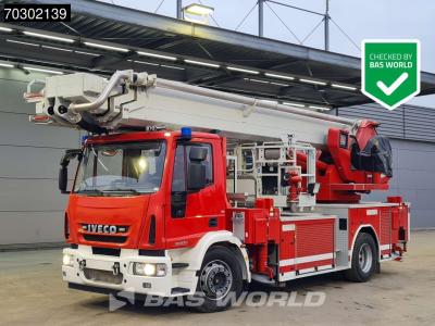 Iveco Eurocargo 180E300 4X2 DEMO Magirus P33 Ladder truck 33mtrs  Feuerwehr Euro 5 sold by BAS World B.V.