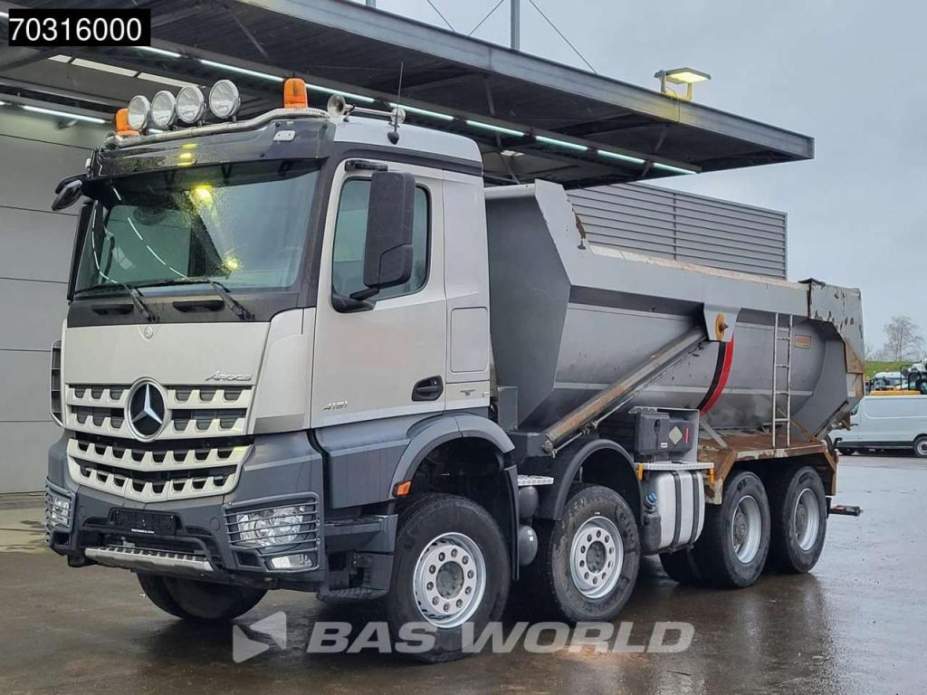 Mercedes-Benz Arocs 4151 8X4 18m3 tipper steel suspension Big-Axle Automatic Euro 6 Photo 7