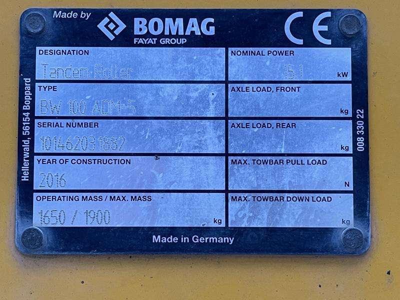 Bomag BW 100 ADM 5 Photo 6