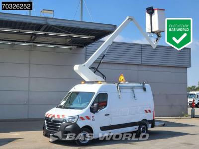 Renault Master 145PK Hoogwerker 12m Werkhoogte L2H2 Trekhaak Airco Cruise Camera Euro6 L2 Hubarbeitsbuhne A sold by BAS World B.V.