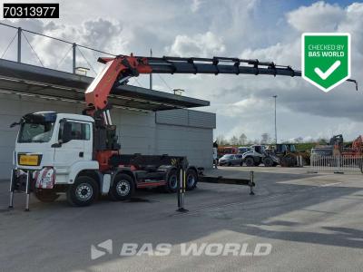 Man TGS 41.480 TGS 8X4 Palfinger PK150002 Crane Kran Winch 11 extensions 5th wheel sold by BAS World B.V.