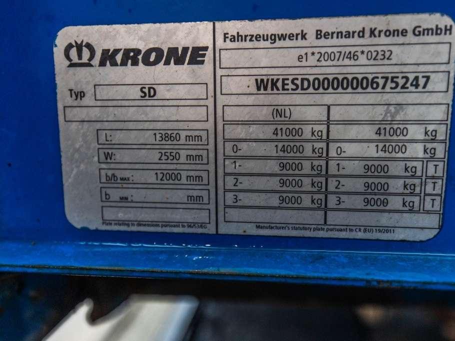 Krone SD P27-ALU BORDEN/RIDEAUX/LADEBOARD Photo 13