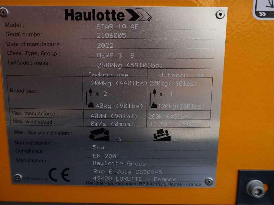 Haulotte STAR 10AC Photo 7