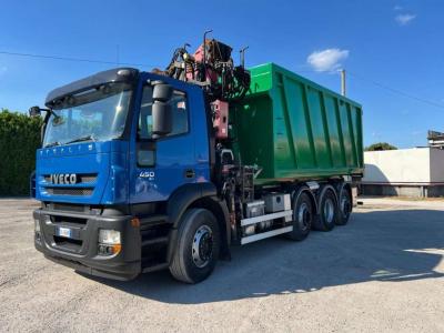 Iveco STRALIS 260.450 SCARRABILE CON GRU Photo 1