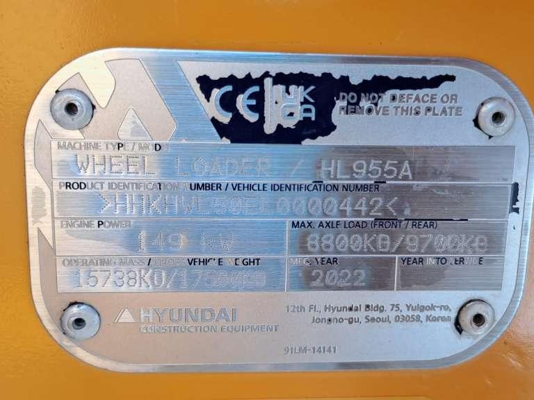 Hyundai HL955A Photo 13