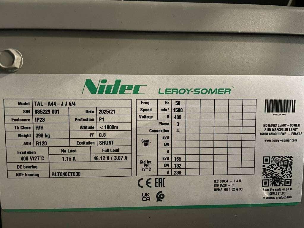 Hyundai P086TI-1 - 165 kVA Generator - DPX-19851 Photo 20