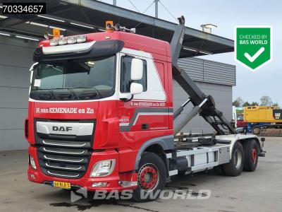 Daf XF 480 XF 6X2 NL-truck APK VSL S26-6200 containersystem Lift+steering axle Automatic Euro 6 sold by BAS World B.V.