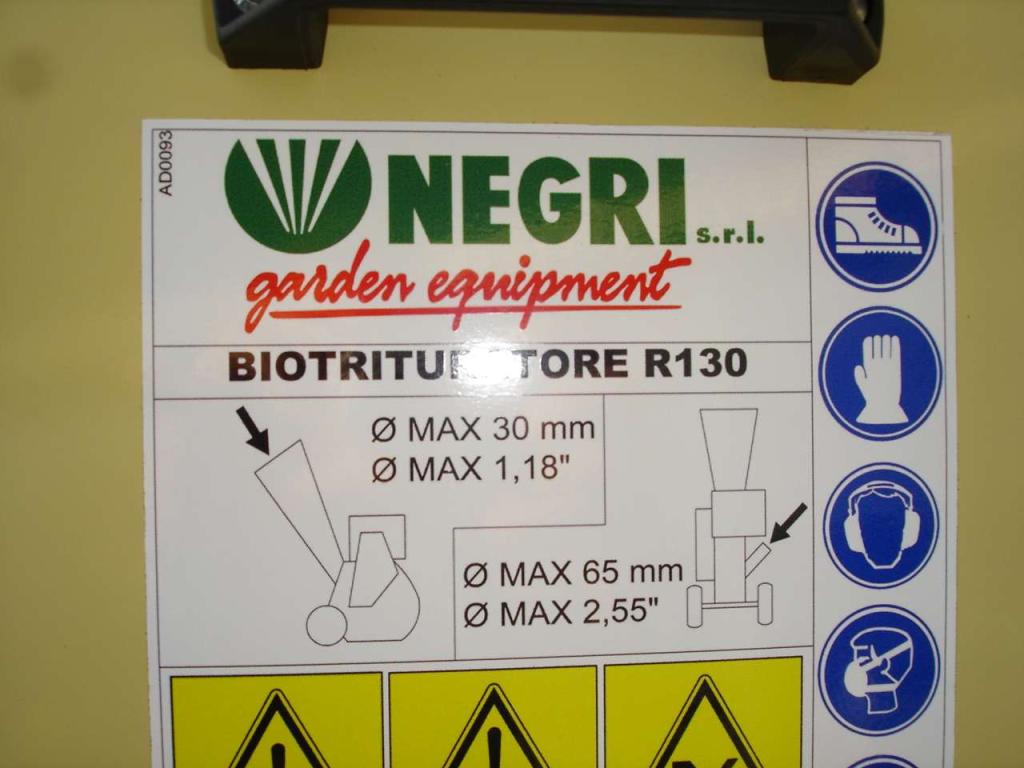 Negri R 130 HONDA GX 200 HP 8 Photo 8