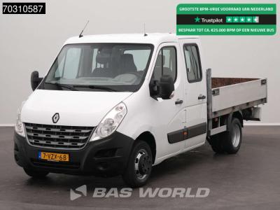 Renault Master 145PK Dubbel Cabine Open Laadbak Dubbellucht 3,5t Trekhaak Airco Pritsche Pickup Open Box Ai sold by BAS World B.V.