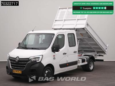 Renault Master 130PK Kipper Dubbel Cabine 3500kg trekhaak Airco Cruise Dubbellucht Tipper Benne Kieper Airc sold by BAS World B.V.