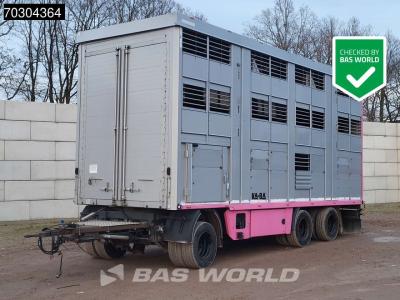 Fiege Tec AT 2 axles Animal Viehanhänger sold by BAS World B.V.