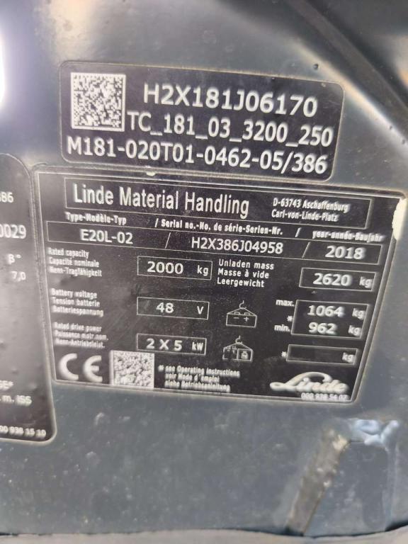 Linde E20L-02 Photo 7