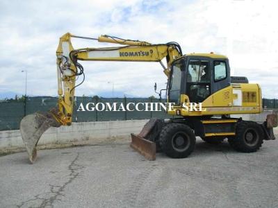 Komatsu PW140-7 sold by Agomacchine Srl