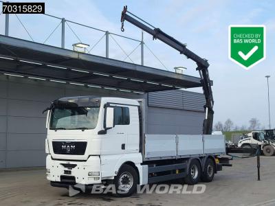 Man TGX 26.440 6X2 Terex Atlas 125.2-A2 Kran Crane Lift+steering axle Euro 5 sold by BAS World B.V.